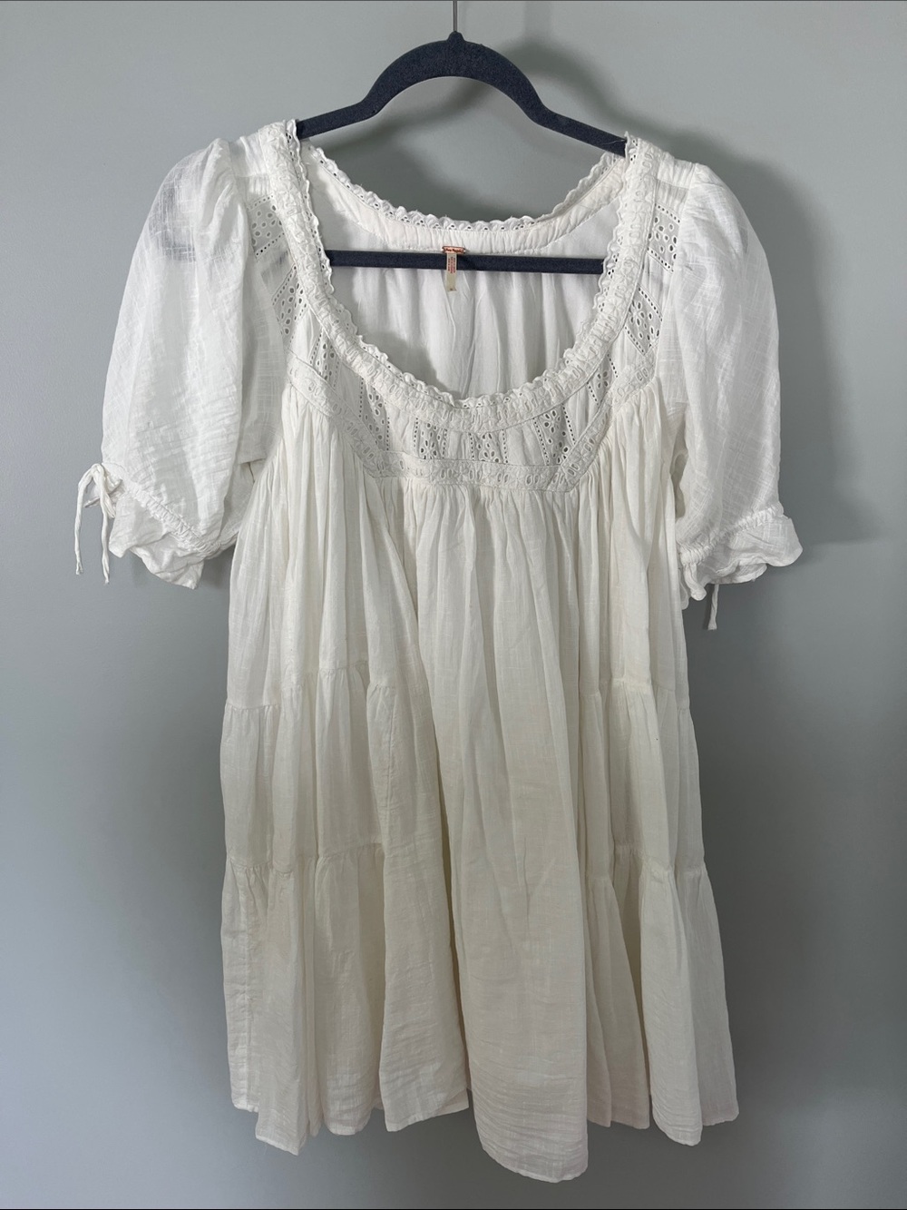 Free People White Babydoll Dress